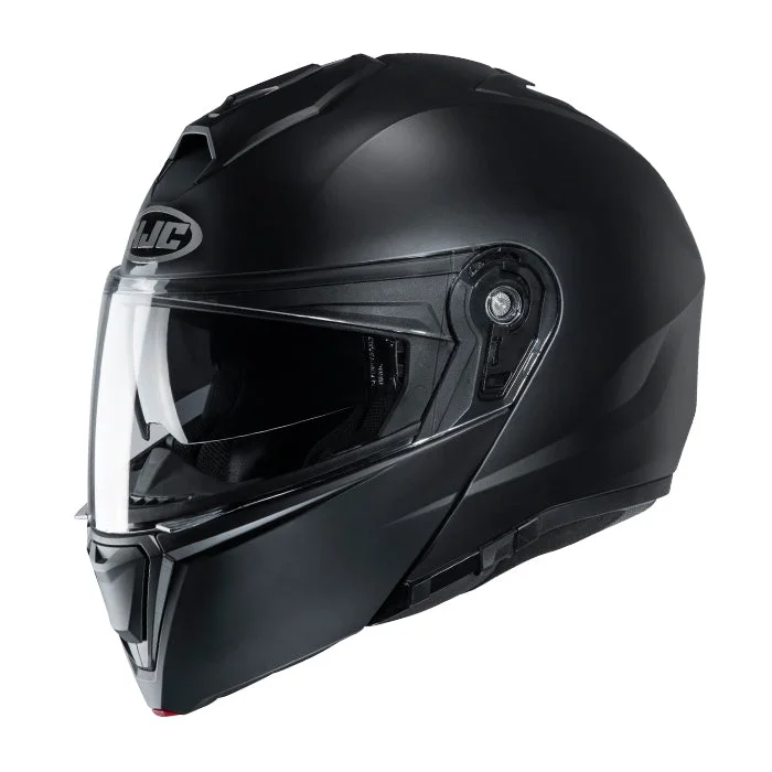 Helmet with trendy fit-HJC i90 Semi Flat Black Modular Helmet