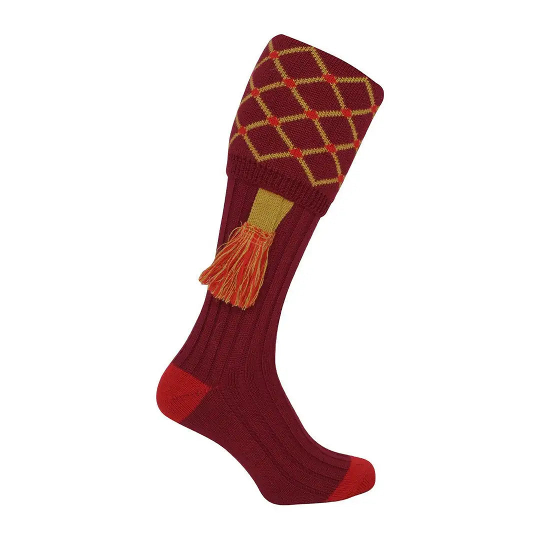 Ski socks for ski stamina-Jack Pyke Diamond Shooting Socks