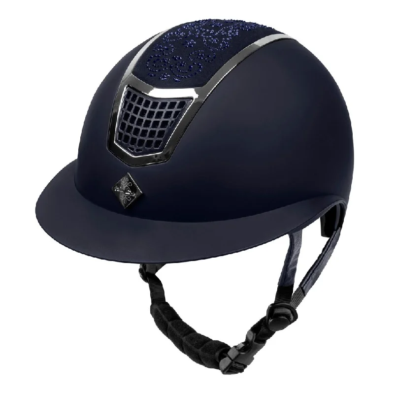 Helmet with sturdy padding-FairPlay Quantinum Chic Helmet with Wide Peak