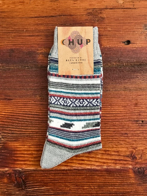 Ski socks for ski float-Monument Valley Sock in Light Grey