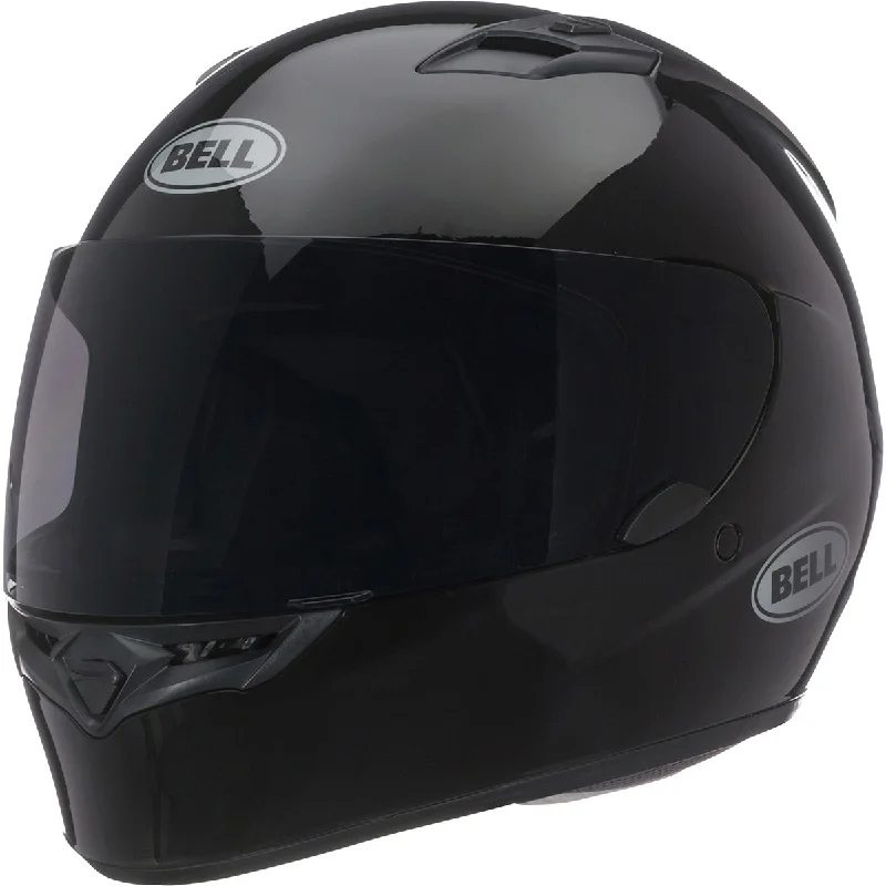 Helmet for daily rides-Bell Qualifier Solid Glossy Black Full Face Helmet