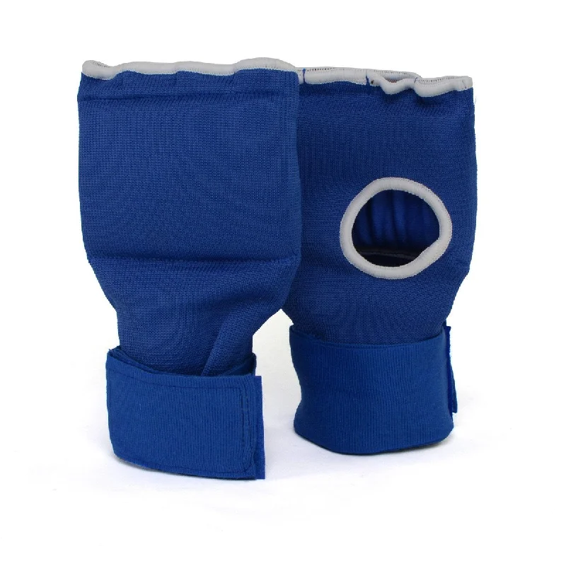 Gloves for company swag-X-Fitness XF2003 Padded Inner Gloves Training Gel Hand Wraps for Boxing -BLUE