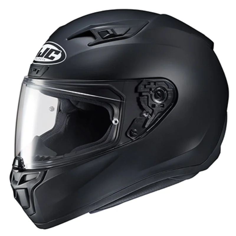 Helmet with cool fit-HJC i10 Semi-Flat Black Full Face Helmet