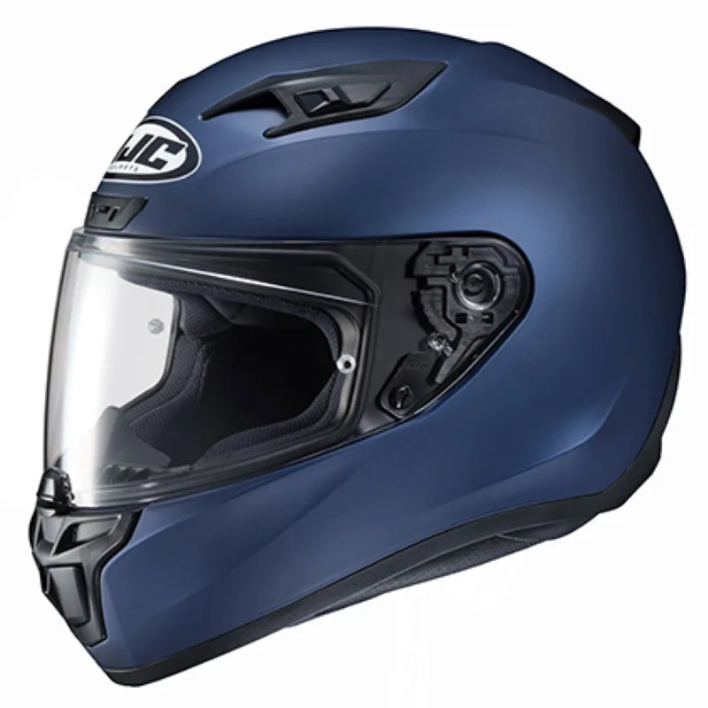 Helmet for kids protection-HJC i10 Semi-Flat/Matte Metallic Blue Full Face Helmet