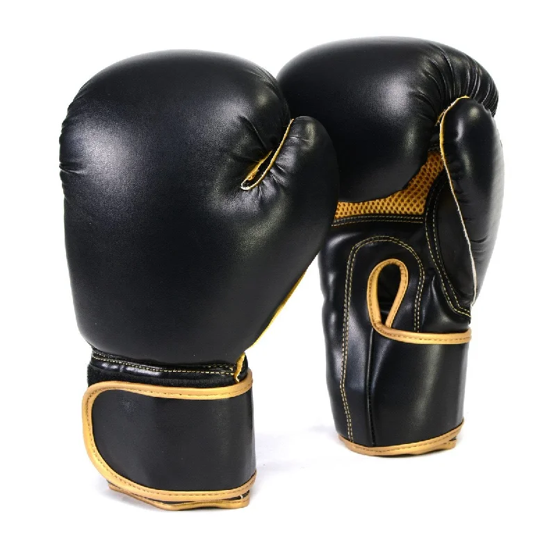 Gloves for safety kits-X-Fitness XF2000 Gel Boxing Kickboxing Punching Bag Gloves-BLK/COPPER