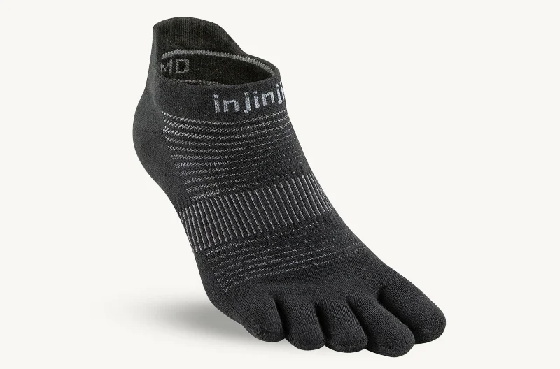 Ski socks for ski cozy-Injinji Lightweight No Show Toesock