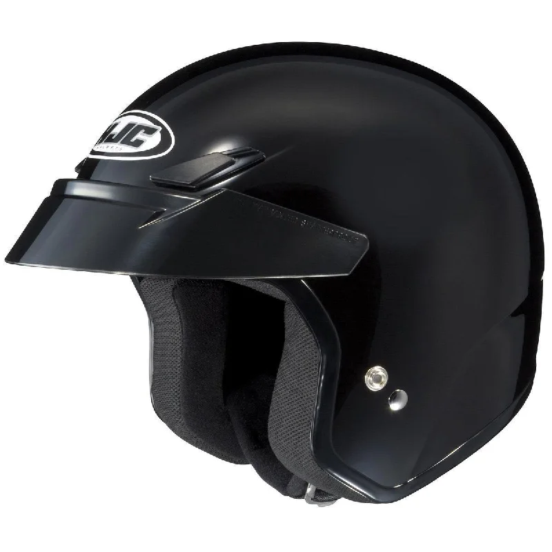 Helmet for urban sports-HJC CS-5N Black Open Face Helmet