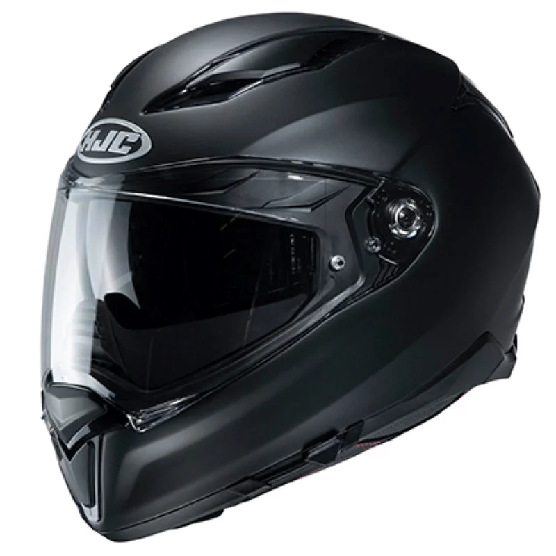 Helmet with high padding-HJC F70 Semi-Flat Black Full Face Helmet