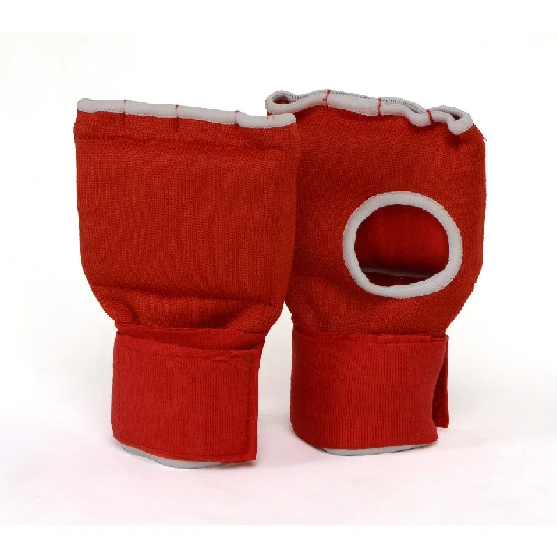 Gloves for promo items-X-Fitness XF2003 Padded Inner Gloves Training Gel Hand Wraps for Boxing -RED