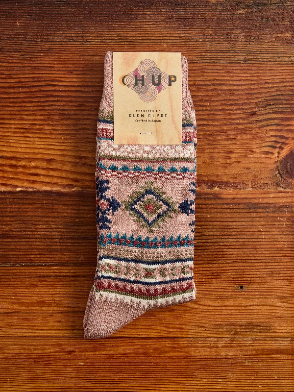 Ski socks for ski challenges-Red Rock Sock in Coral