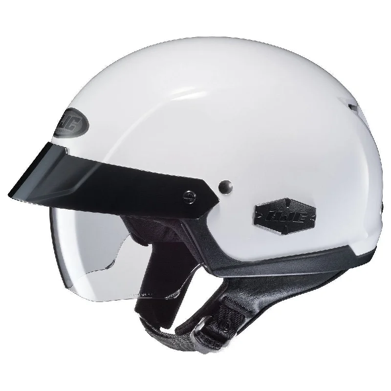 Helmet for lightweight biking-HJC IS-Cruiser White Half Helmet