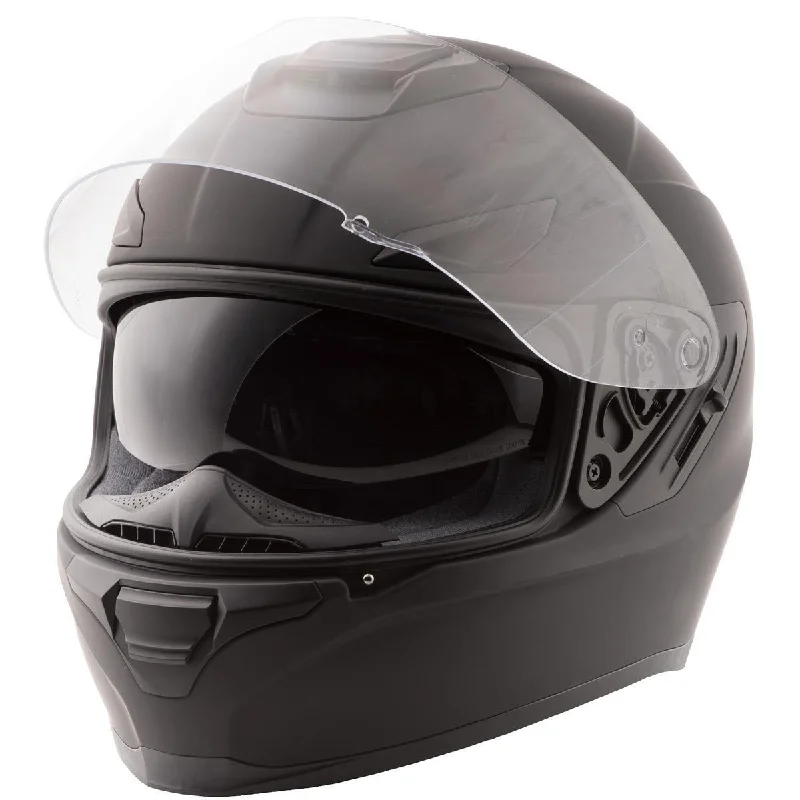 Helmet for tough design-Fly Racing Sentinel Matte Black Full Face Helmet