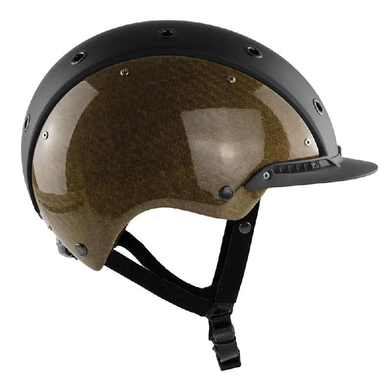 Helmet with high design-CHAMP 3 FLACHSFASER Riding Helmet by Casco