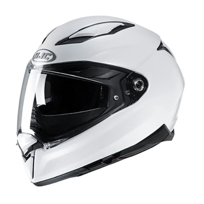 Helmet with cool design-HJC F70 White Full Face Helmet