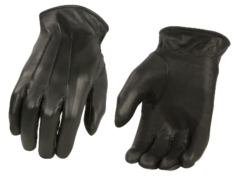 Gloves for large hands-Xelement XG37533 Men's Black Welted Thermal Lined Leather Gloves