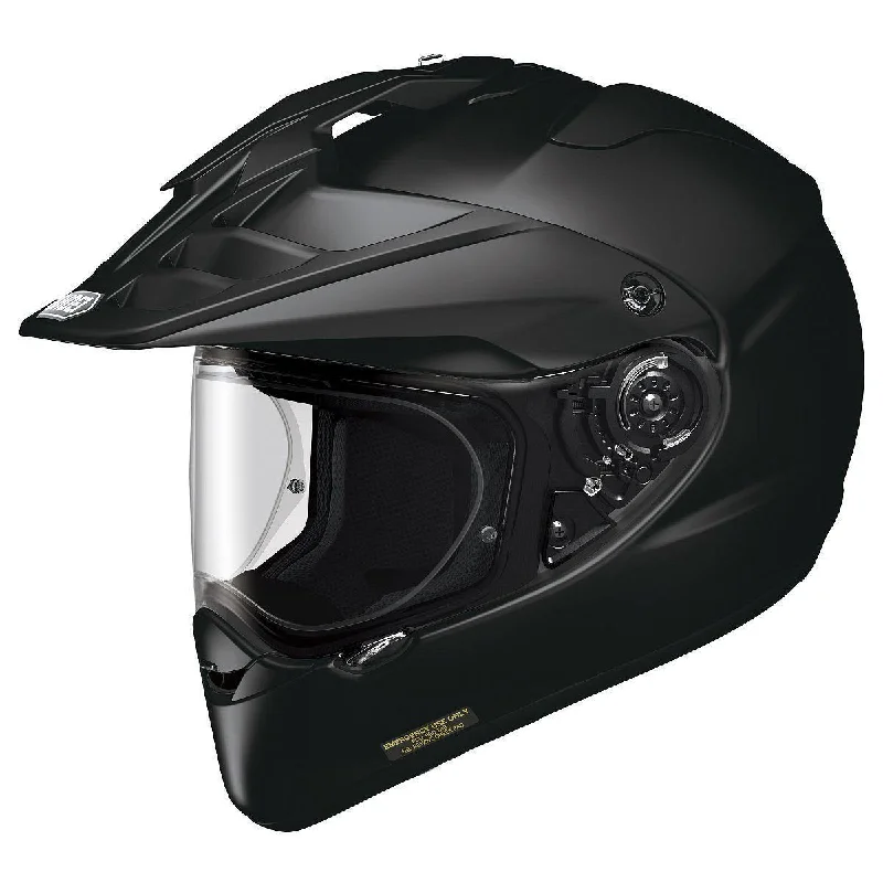 Helmet for fast use-Shoei Hornet X2 Black Dual Sport Helmet