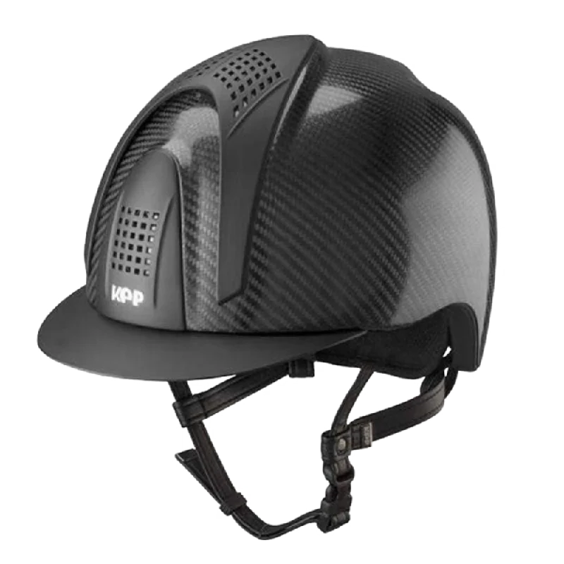 Helmet for adventure touring-E-LIGHT Carbon Helmet - Shine with 3 Matt Inserts by KEP