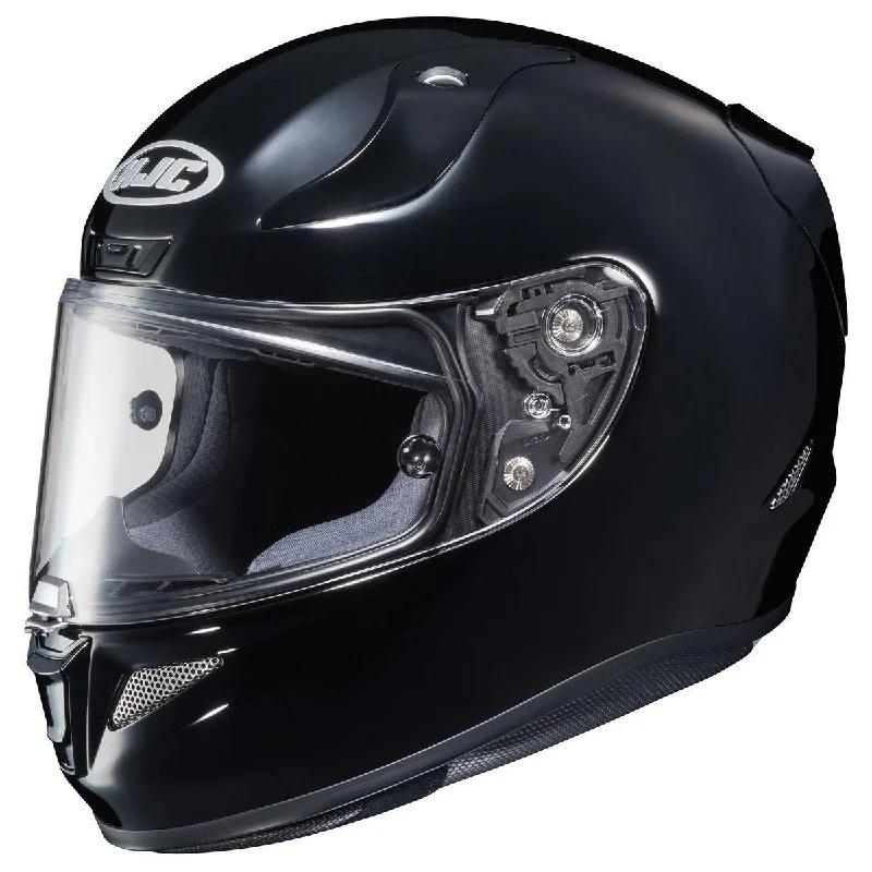 Helmet for kids biking-HJC RPHA-11 Pro Black Full Face Helmet