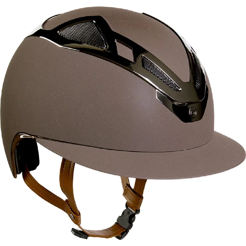 Helmet for long design-Suomy Apex Chrome Lady Matt Helmet with Wide Visor