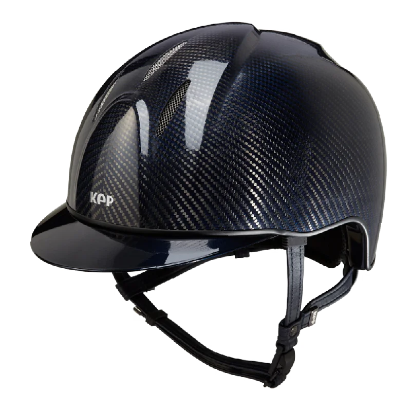 Helmet certification standards-E-LIGHT Carbon Helmet - Naked Blue Shine by KEP