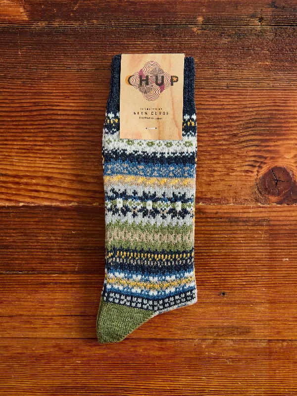 Ski socks for ski knits-Four Seasons Sock in Denim