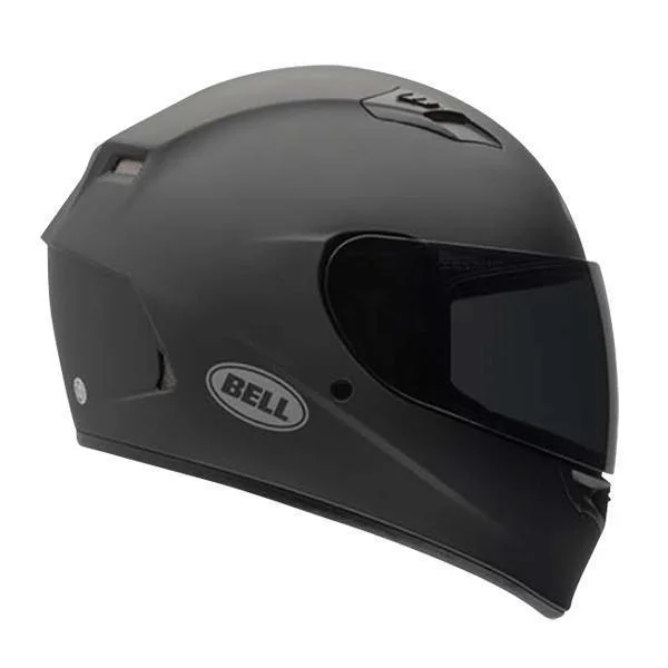 Helmet with bold design-Bell Qualifier Matte Black Full Face Helmet