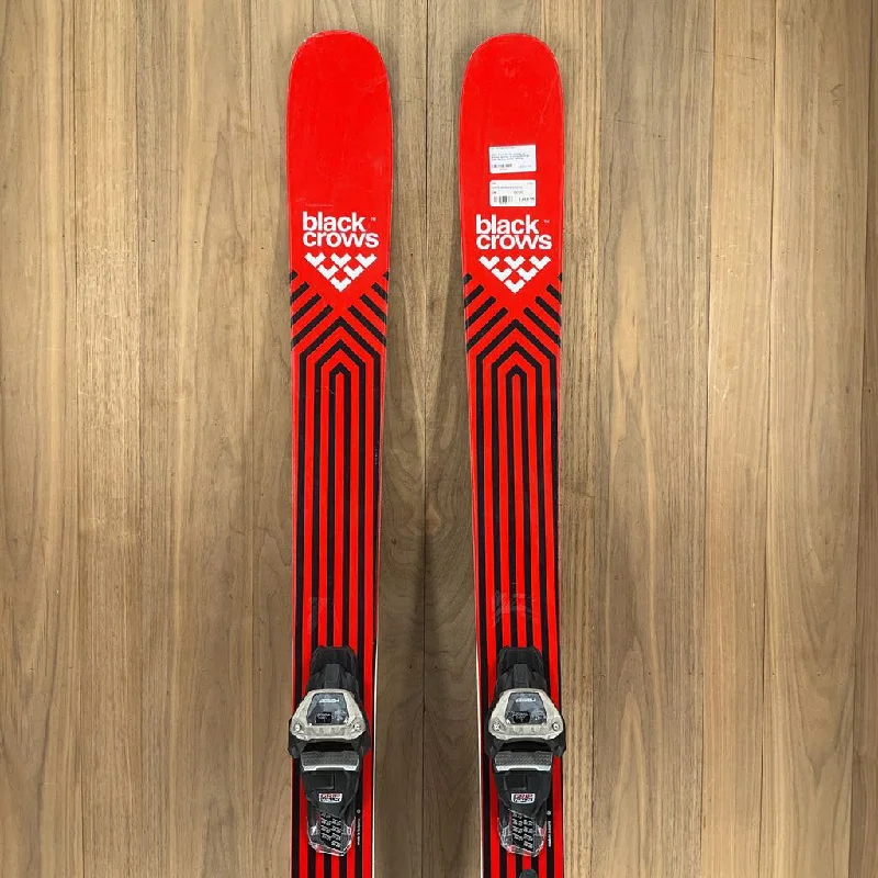 Skis for intermediate kids-2022 Black Crows Camox w/ Marker Griffon 13 Demo Bindings