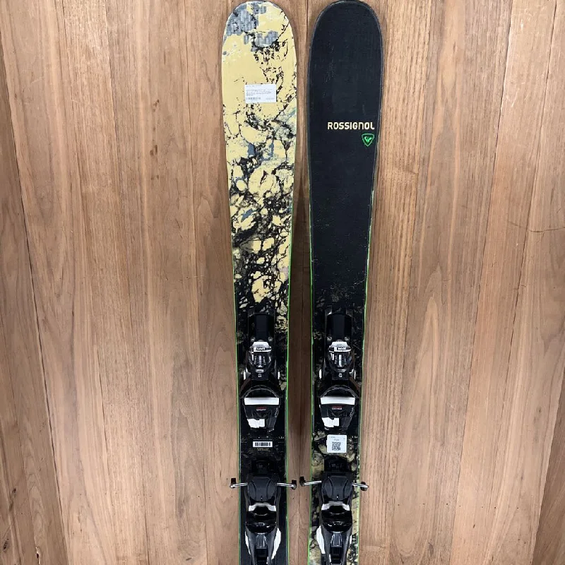 Affordable skis for families-2022 Rossignol Black Ops Sender w/ Look NX 12 Demo Bindings