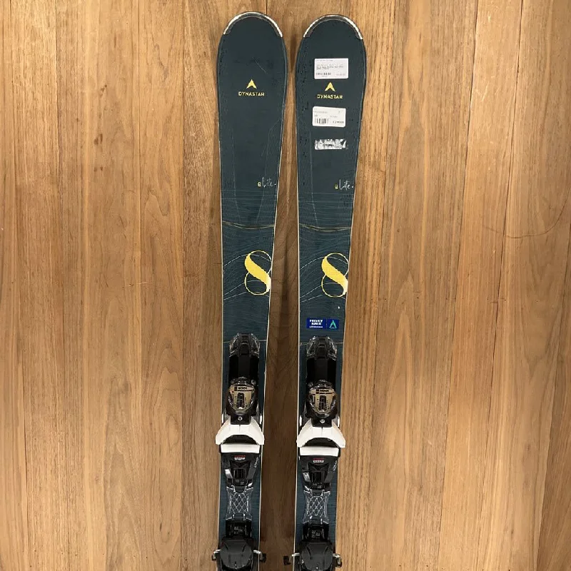 Lightweight skis for women-2023 Dynastar E Lite 8 w/ Look NX 12 Demo Bindings