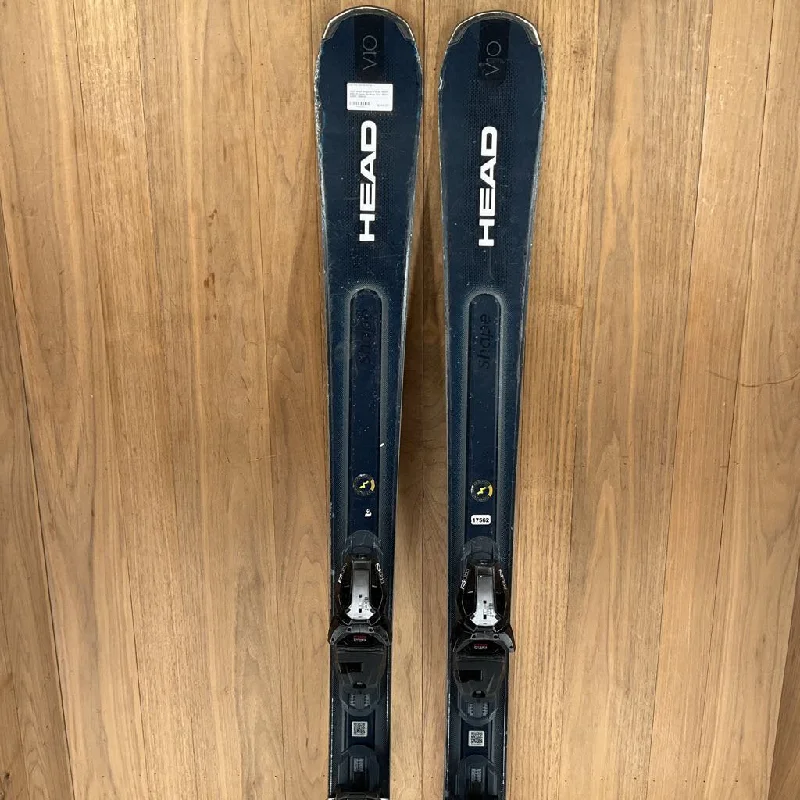 Skis for steep slopes-2023 Head Shape e-V10 w/ Head PRD 12 Demo Bindings