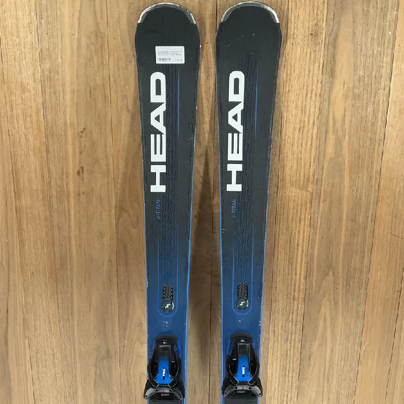 Best skis for tight trails-2023 Head Supershape E-Titan w/ Head PRD 12 Demo Bindings