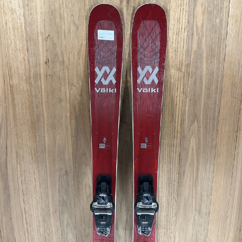 Affordable skis for kids-2023 Volkl Kenja 88 w/ Marker Squire 11 Demo Bindings