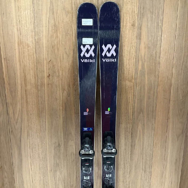 Top skis for long slopes-2023 Volkl Yumi 80 w/ Marker Squire 11 Demo Bindings