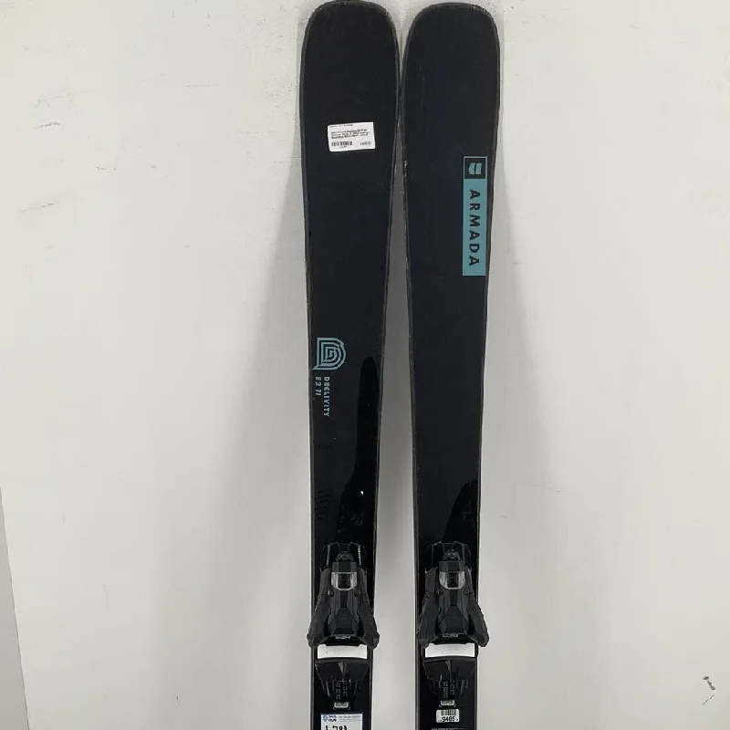 Skis with flexible edges-2024 Armada Declivity 82 Ti w/ Salomon Strive 13 Demo Bindings