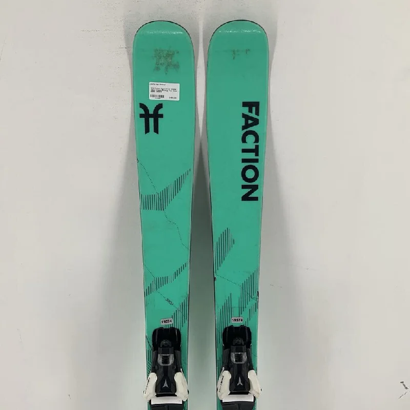 Affordable skis for experts-2024 Faction Agent 1X w/ Atomic Strive 11 Demo Bindings