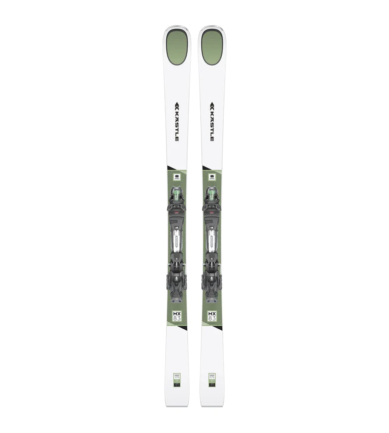 Affordable skis for seniors-Kastle MX83 Skis 2024 (Bindings Included)