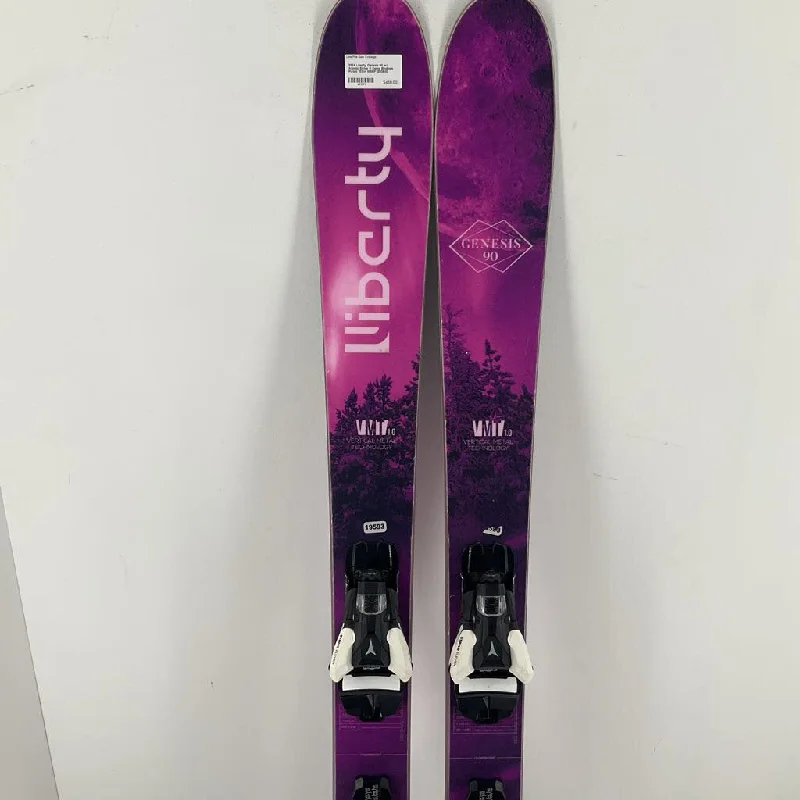 Best skis for steep trails-2024 Liberty Genesis 90 w/ Atomic Strive 11 Demo Bindings