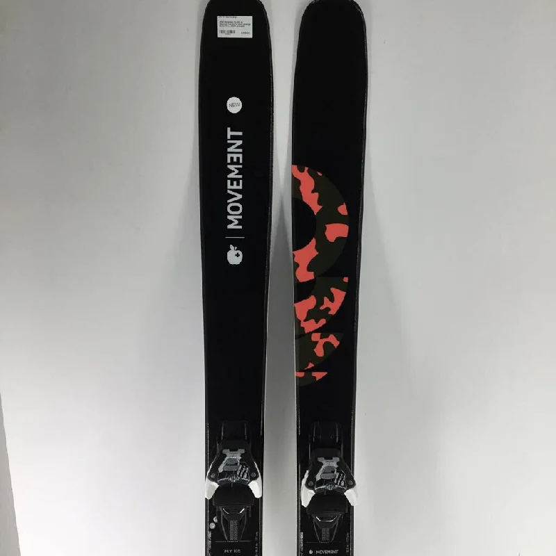 High-performance skis for kids-2024 Movement Fly 105 w/ Salomon Warden 13 Demo Bindings