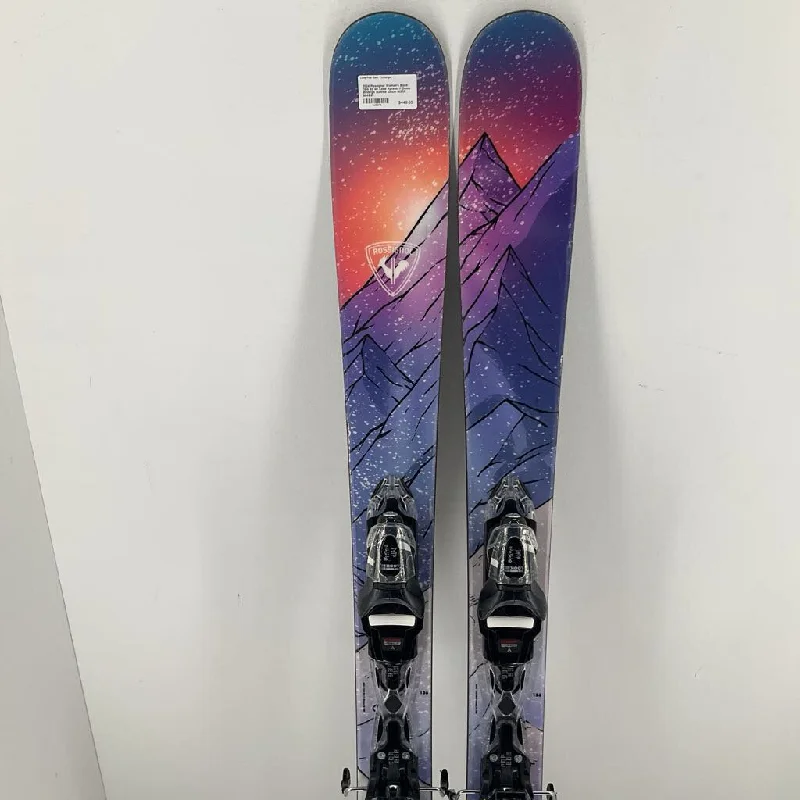 Lightweight skis for teens-2024 Rossignol Women's Black Ops 92 w/ Look Xpress 11 Demo Bindings