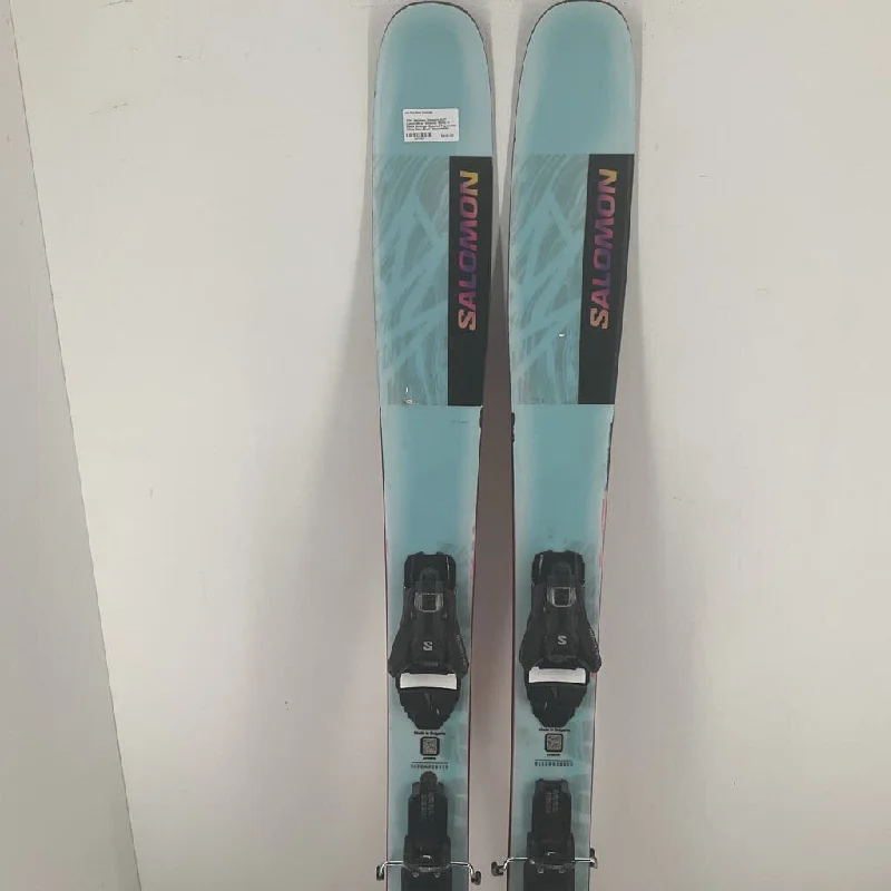 Affordable skis for experts-2024 Salomon Women's QST Lumen 98 w/ Salomon Strive 11 Demo Bindings *Epoxied Topsheets*