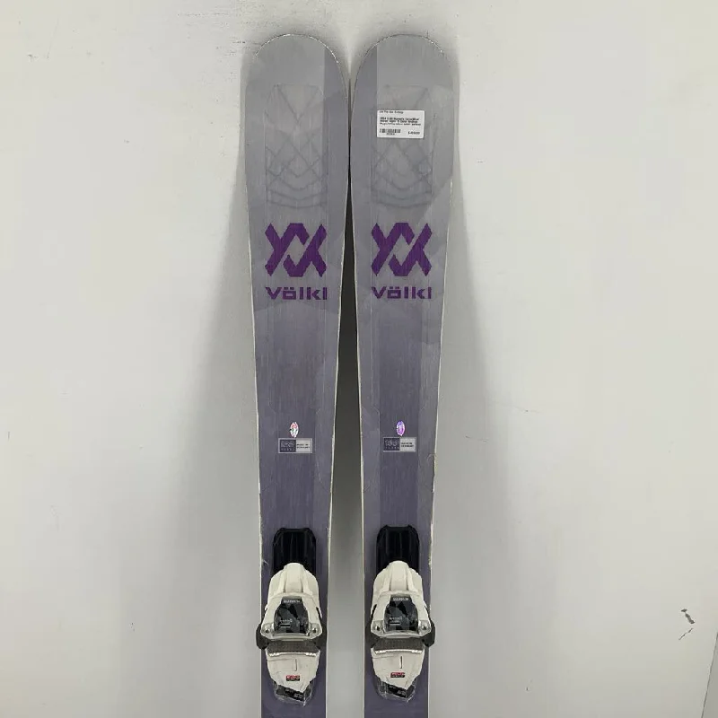 Best skis for jumps-2024 Volkl Women's Kenja 88 w/ Marker Squire 10 Demo Bindings