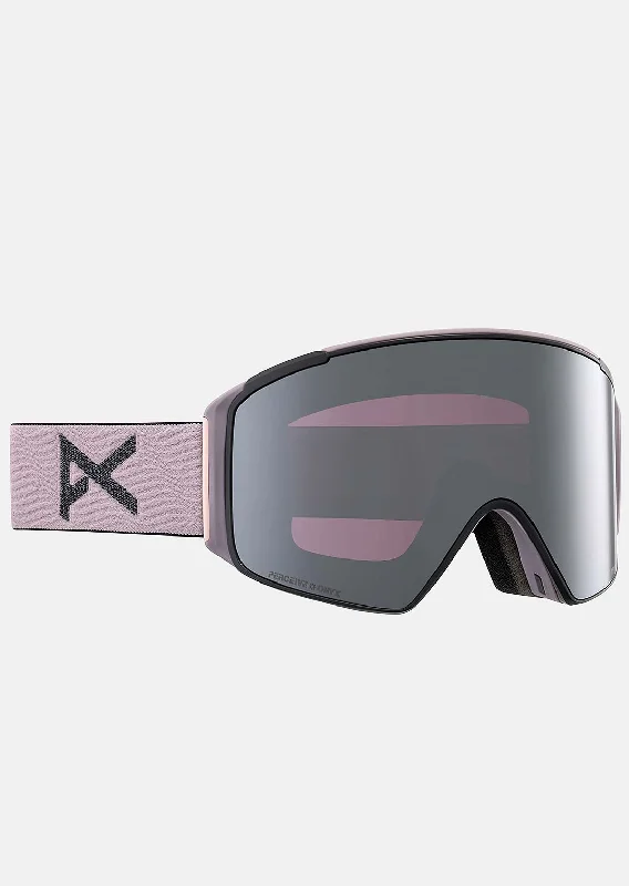 Goggles for frozen trails-Anon M4S Cylindrical Goggles + Bonus Lens + MFI Face Mask