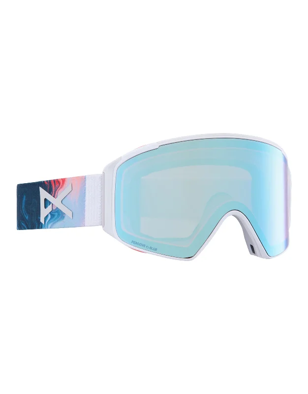 Goggles with digital designs-Anon M4S Cylindrical MFI Ski Goggles