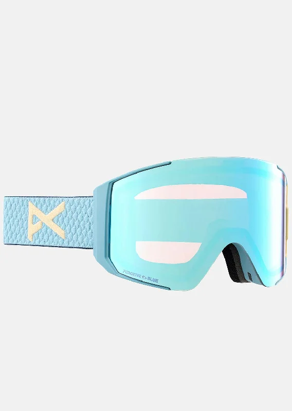 Goggles with teal tones-Anon Sync Goggles + Bonus Lens