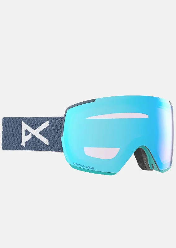 Goggles with rigid fit-Anon Unisex M5 Perceive Goggles + Bonus Lens