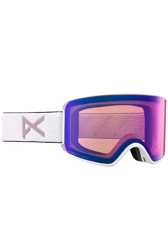 Goggles for rally biking-Anon Women's Wm3 Goggles + Bonus Lens + MFI Face Mask