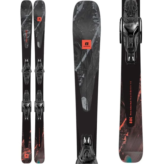 Skis for expert men-Armada Declivity 88c with EM 10 Binding Skis 2025