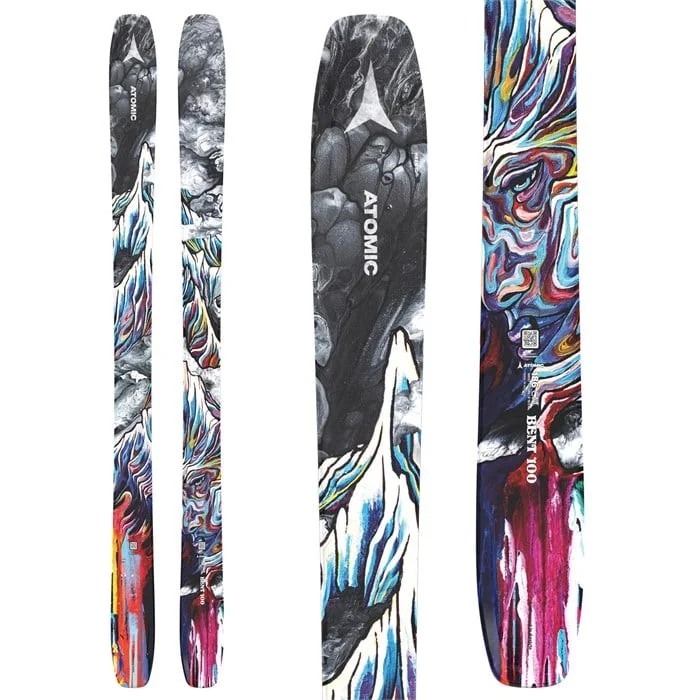 Durable skis for seniors-Atomic Bent 100 Skis 2025