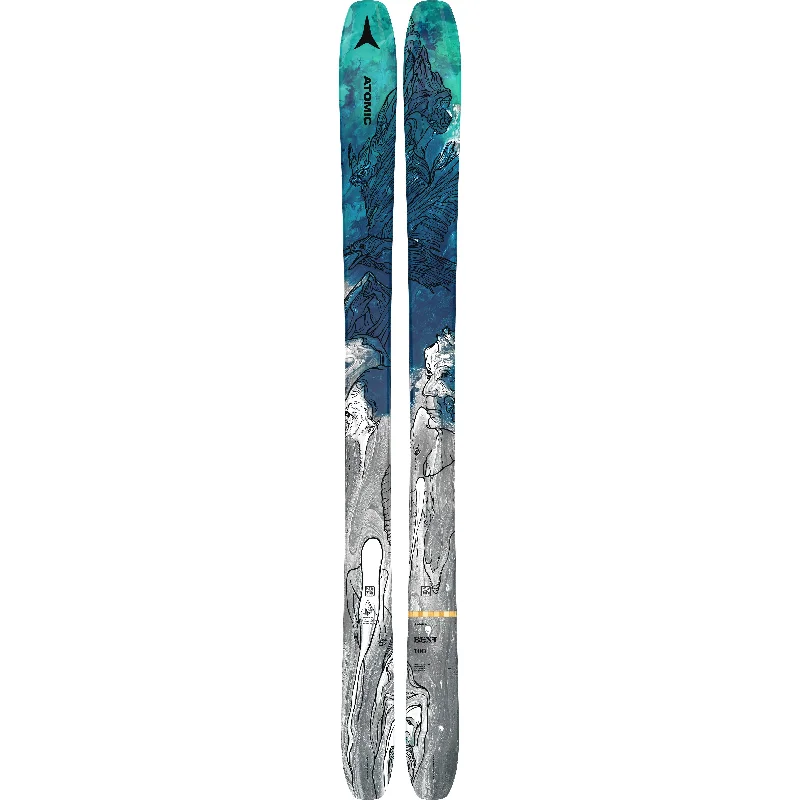 Skis for hard trails-Atomic Bent 100 incl Tyrolia Attack 11 (black)