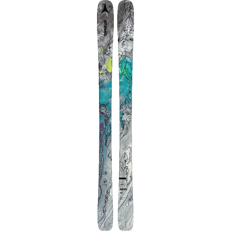 Skis with durable edges-Atomic Bent 85 incl Marker FDT TP bindings